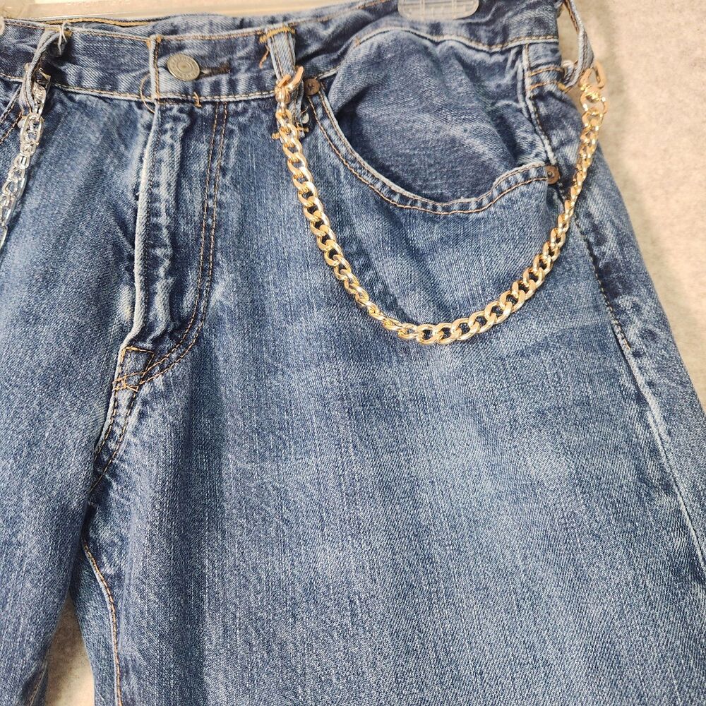 Gold Wallet-Key Chain For Pants Lobster Clasp Men-Women Streetwear
